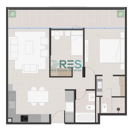Nuevo, 2 Dormitorios, 2 Baños, Piscina