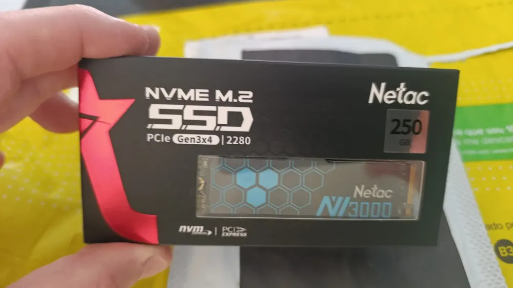 SSD Netac Nv3000 Ssd Nvme M2 250gb | MercadoLivre