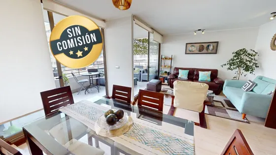 Sin Comision 3d, 2b, Estar, Homeoffice, Seminuevo Las Condes
