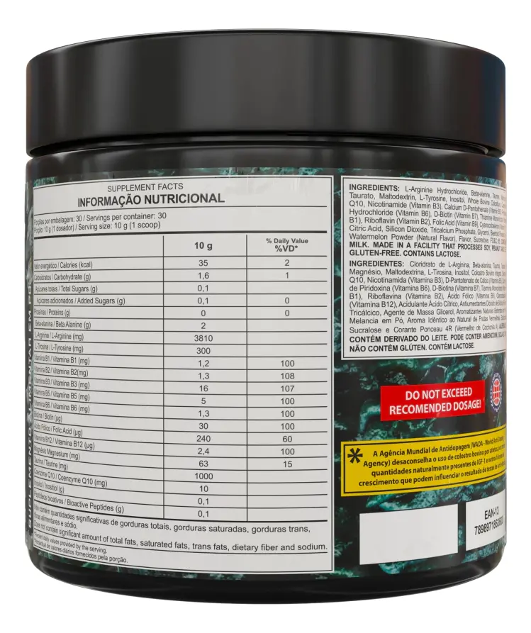 Pre Treino Raze Frutas Amarelas 300g Dark Lab