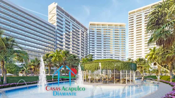 Cad Palm Diamante T1 A 1604. Departamento De Playa. ¡nuevo!