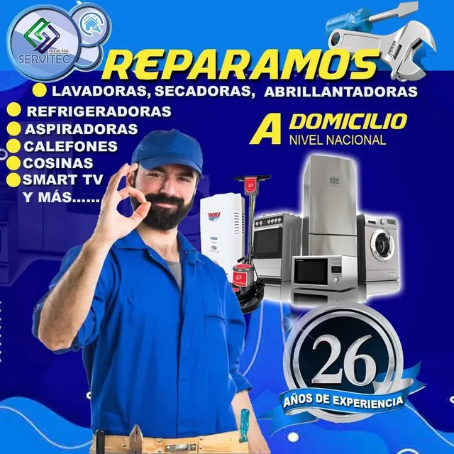 Reparacion Lavadora Calefon Refrigeradoras Tv. 0984864510