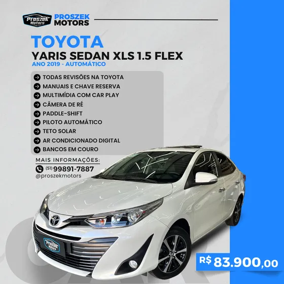 Toyota Yaris Sedán 1.5 Xls 16v Cvt 4p