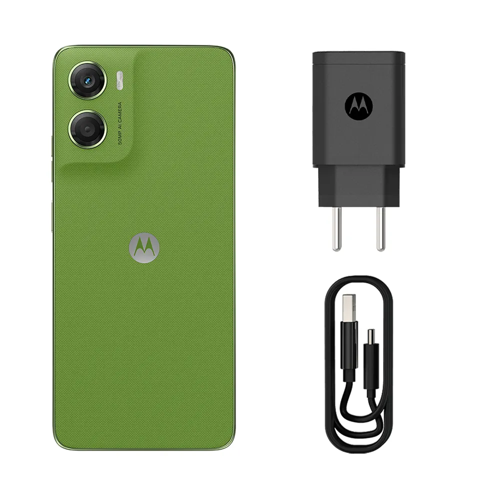 Smartphone Motorola Moto G06 - 256gb 12gb (4gb Ram + 8gb Ram Boost) E Camera 50mp Com Ai Bateria De 5200 Mah Tela 6.9 - Verde - Imagem 3