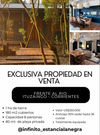 Casa De 180 Mt ,con Playa Sobre Río Paraná. Ituzaingo, Provincia De Corrientes, Seguridad 24 Hs, Capacidad 8 Personas, De Lujo, Totalmente Equipada,  Casa De Casero Equipada Independiente, Alq Tempor