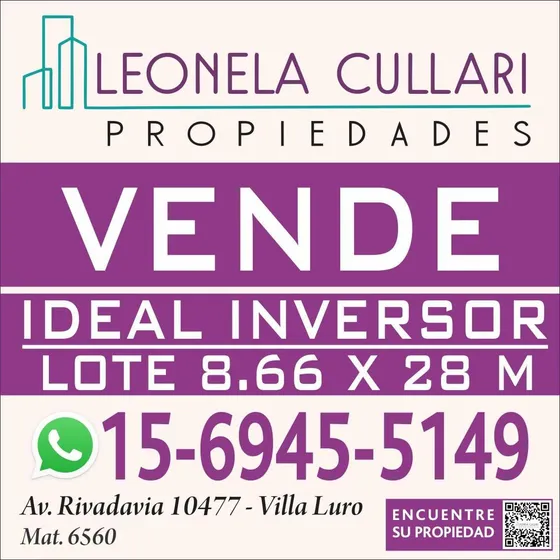 Casa - Lote Propio - Ideal Inversor - Terreno - Mataderos - Capital Federal