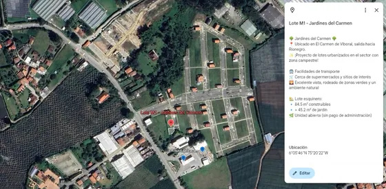 Jardines Del Carmen - Lote M1 - Casa + Jardín  