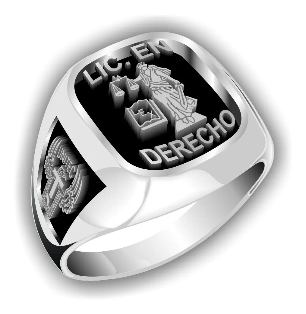Anillo De Graduación, Personalizado, Para Hombre