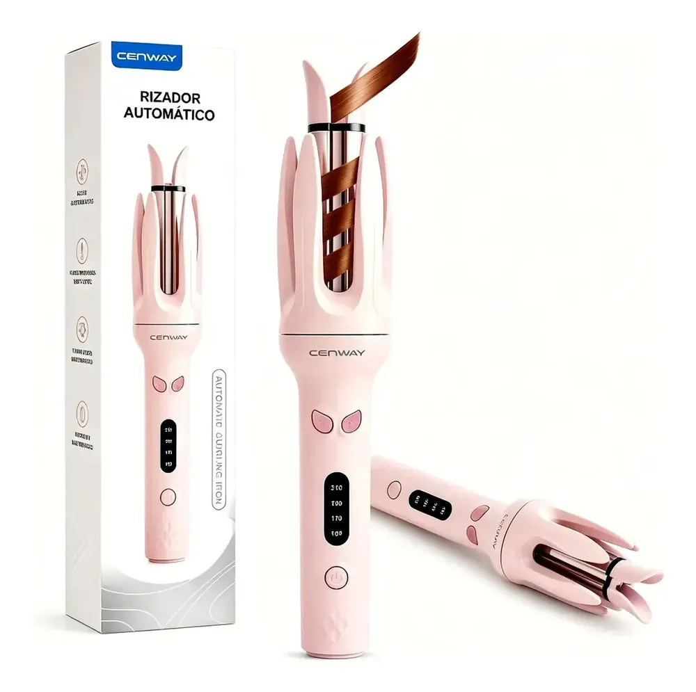 Rizador Automático Cenway C-889 de Cerámica con Iones para Cabello