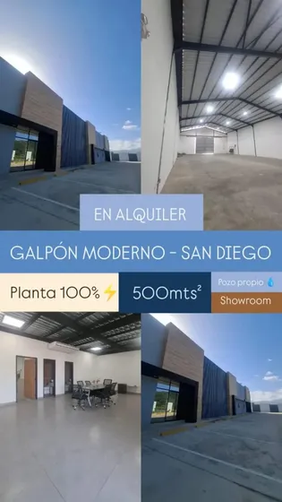Tre009 Solo Clientes Moderno Galpón En Alquiler A Estrenar