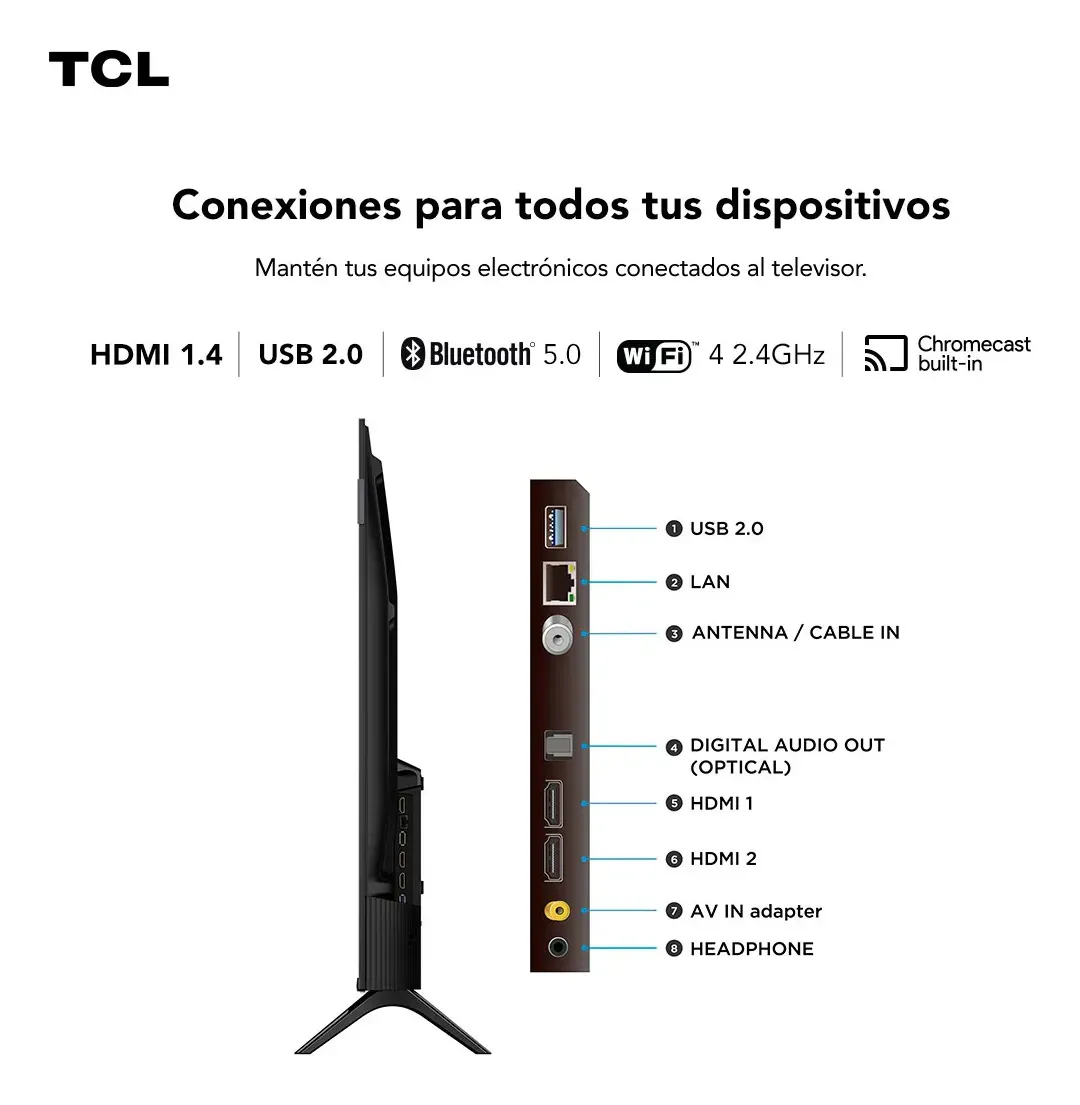 Smart tv TCL QLED 50 FHD 50S5K Google TV