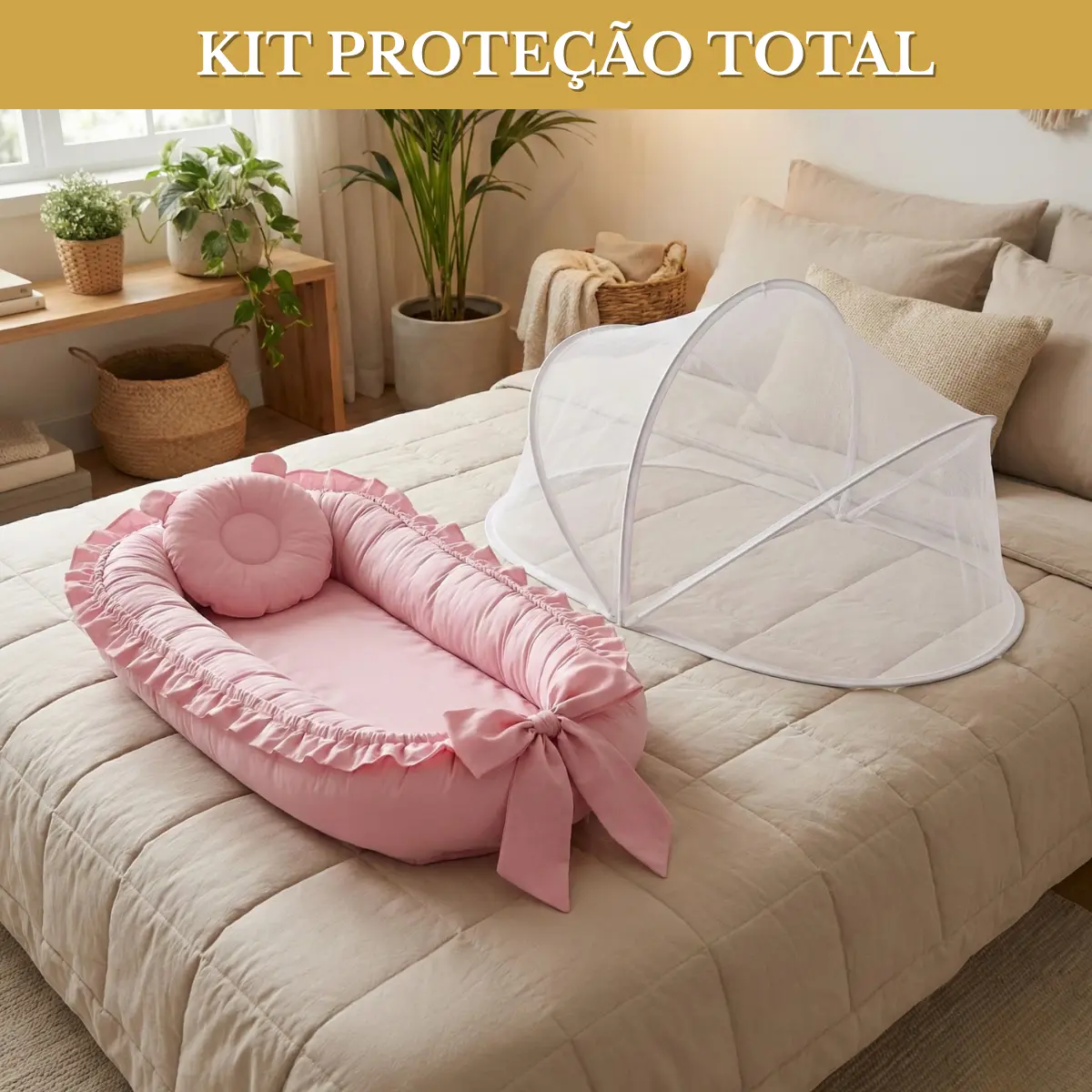 Ninho Redutor com Mosquiteiro (Laço e Zíper)