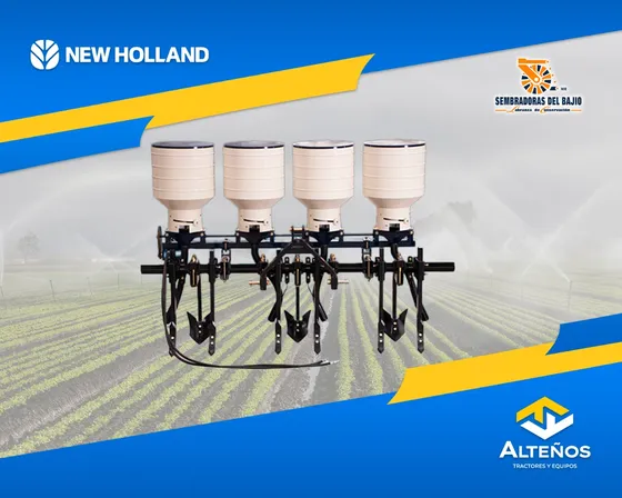 Fertilizadora Del Bajio 4 Botes Hca Con Cultivadora 3 Rayas