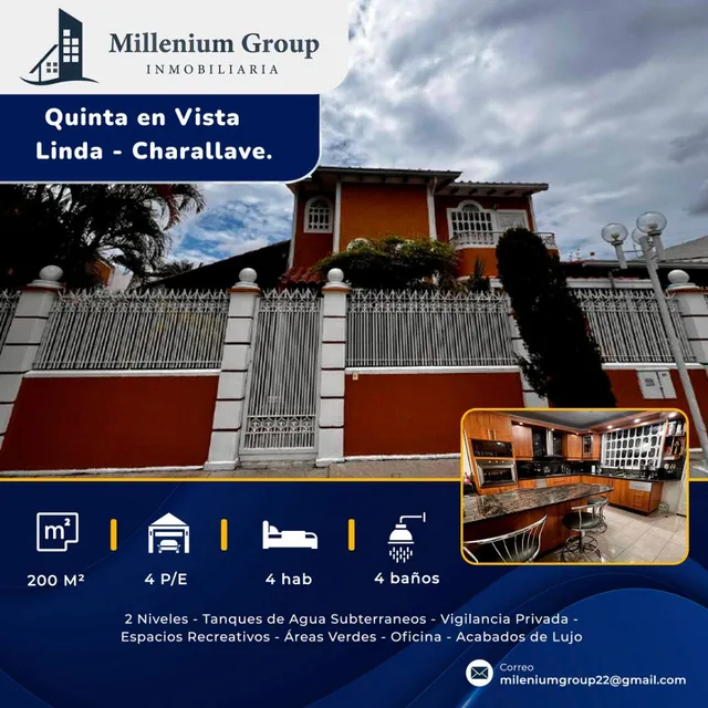 Quinta En Vista Linda, Charallave