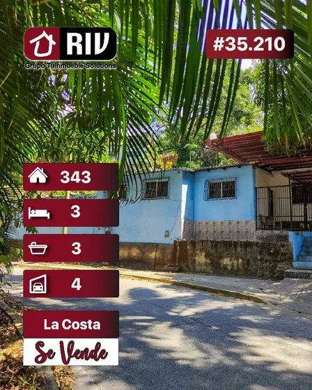 Venta- Casa Ubicada En La Zona Costera De Todasana, La Guaira.