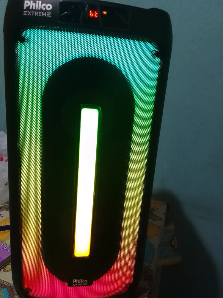 Caixa Acústica Philco Bluetooth Preta Pcx4500 Bivolt - Imagem 3