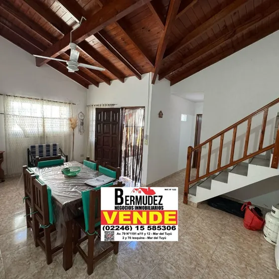 Venta Chalet 4 Ambientes En Mar Del Tuyu Calle 90 Entre 1 Y 2 A Mts Del Mar