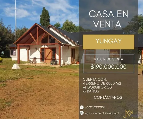 Venta Casa 4hab 3ba Yungay