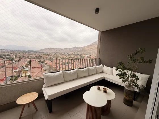 Departamento En Venta Valle Lo Campino | Amplia Terraza