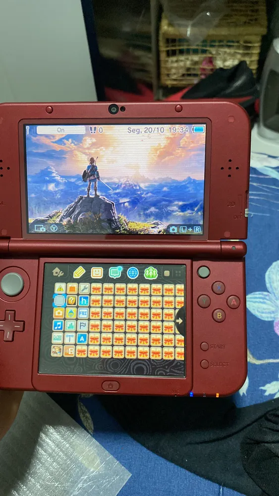 Nintendo New 3DS XL Standard cor laranja y preto 2015 | MercadoLivre