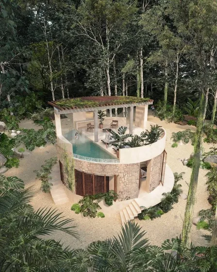 Casa De Lujo En La Selva -  Preventa En Chemuyil