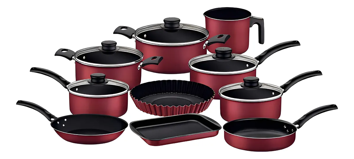 Conjunto De Panela Antiaderente Turim 10 Pçs Ver Tramontina