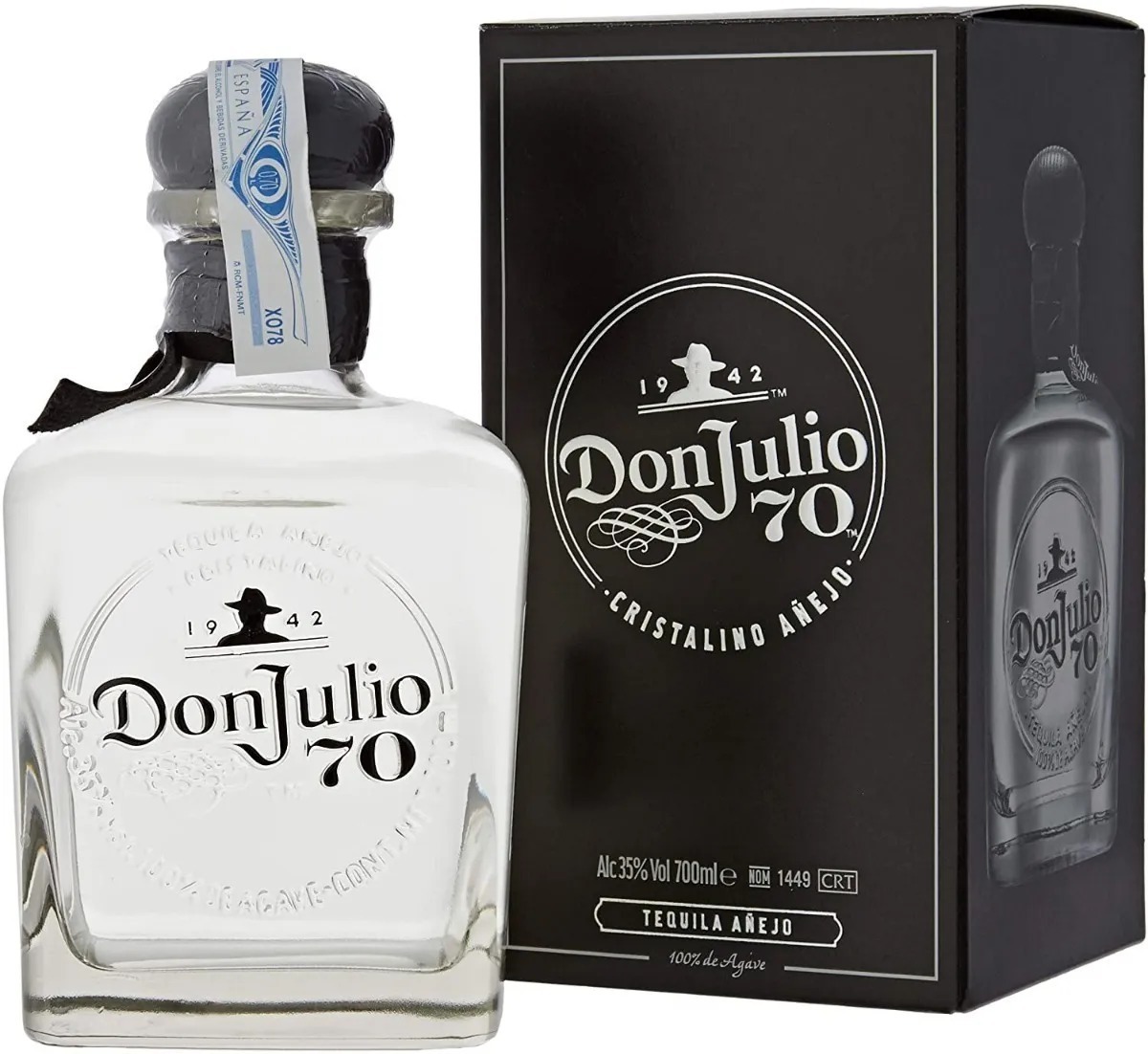 Sintético 101+ Foto Botellas Mini De Tequila Don Julio Mirada Tensa