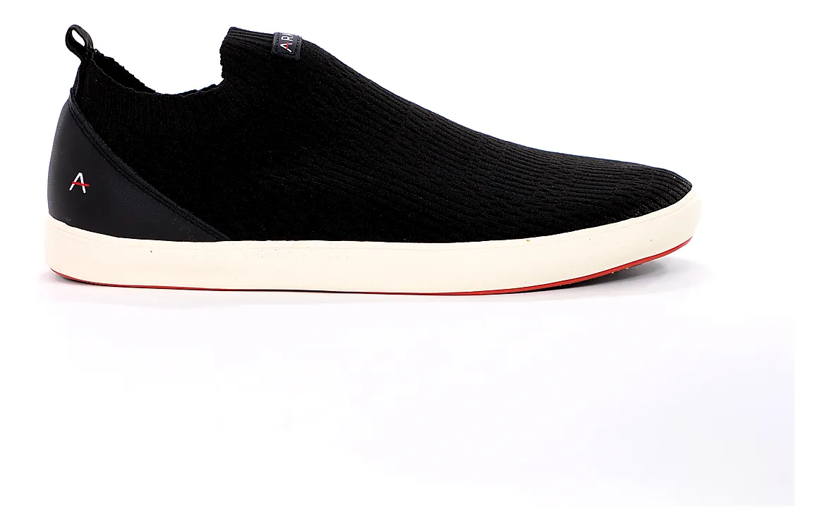 Tênis Aramis Flow Knit Conforto Macio Elastico Preto