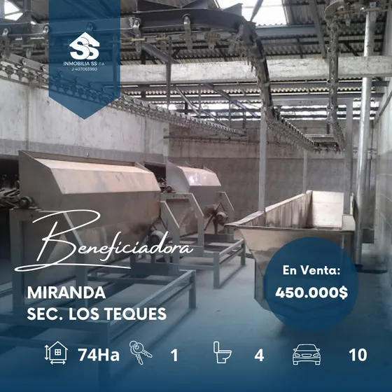 Se Vende Beneficiadora De Pollo Maquinaria Y Galpón Miranda