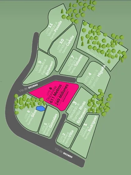 Último Lote En Las Palmas Rionegro 611m2 P