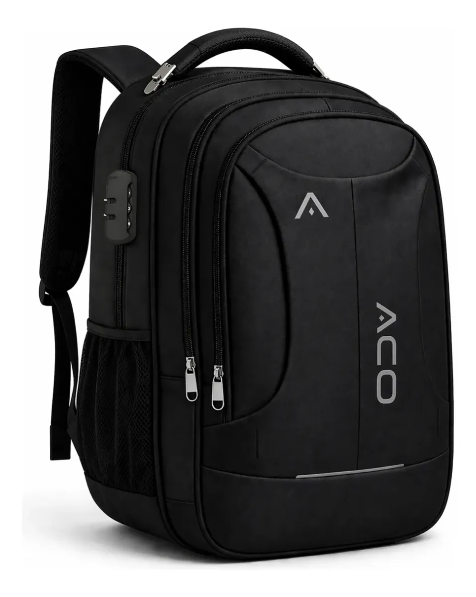 Mochila Notebook Cabo De Aço - Cabo Usb/fone Ouvido Imperm.