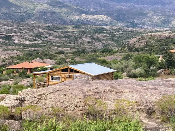  Venta Cabaña Mina Clavero Sobre Lote De 3000mt2
