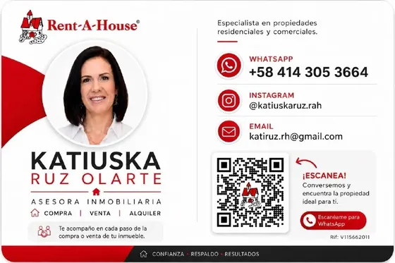 27-5239 Apartamento En Alquiler En Lomas De La Trinidad Katiuska Ruz
