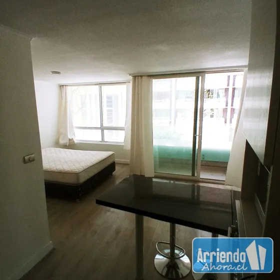 Arriendo Home Studio Grande Con Terraza Metro Santa Lucía