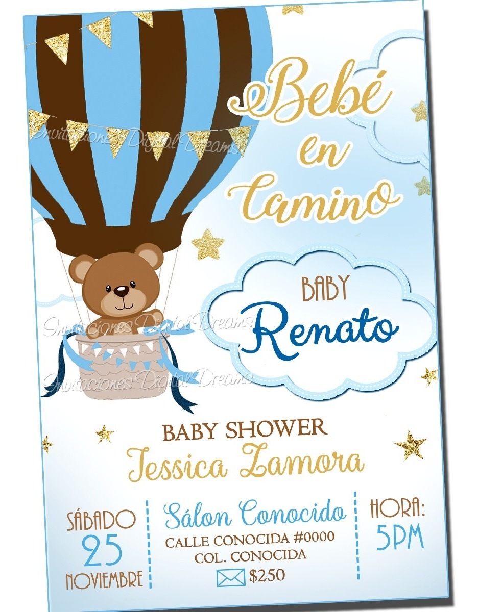 Invitaciones De Baby Shower Mercado Libre