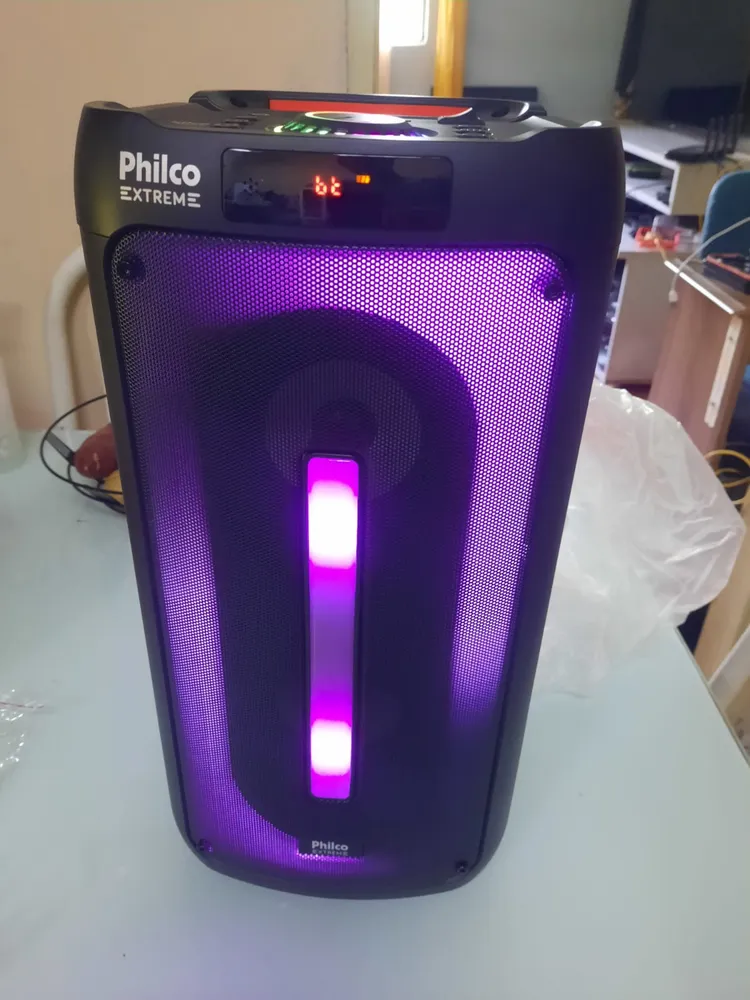 Caixa Acústica Philco Bluetooth Preta Pcx4500 Bivolt - Imagem 4