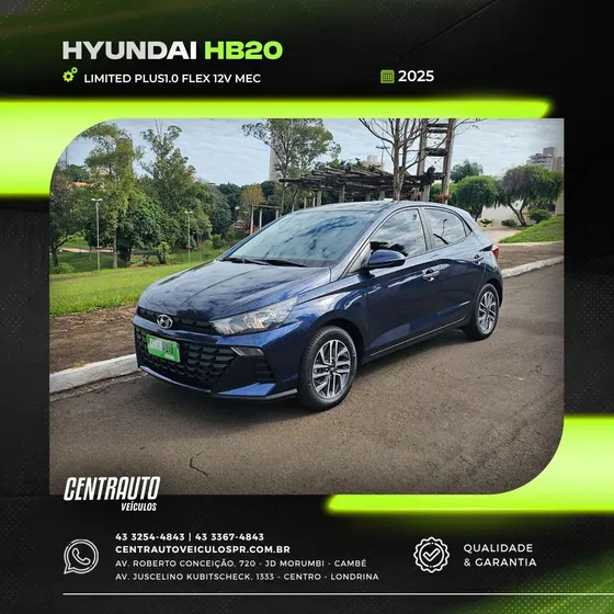 Hyundai Hb20 Hb20 Limited Plus1.0 Flex 12v Mec