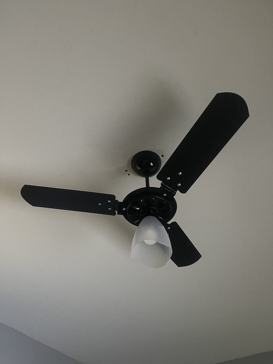 Ventex Yris ventilador de teto motor grande preto