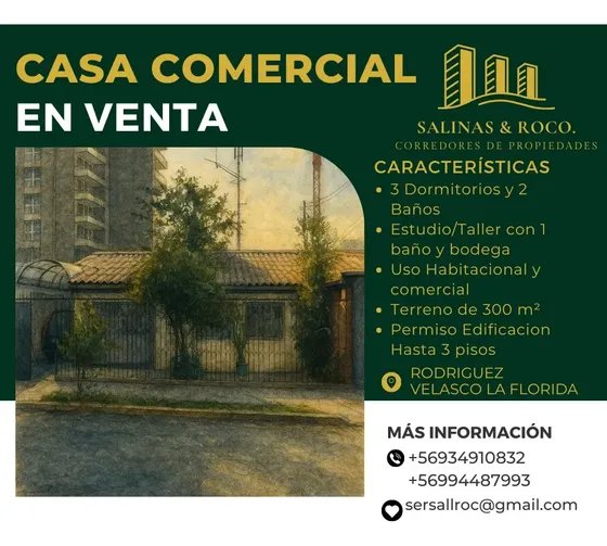 Casa En Venta En Vicente Valdés La Florida