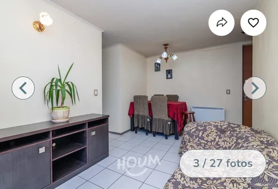 Se Vende Hermoso Y Amplio Dpto Comuna Santiago