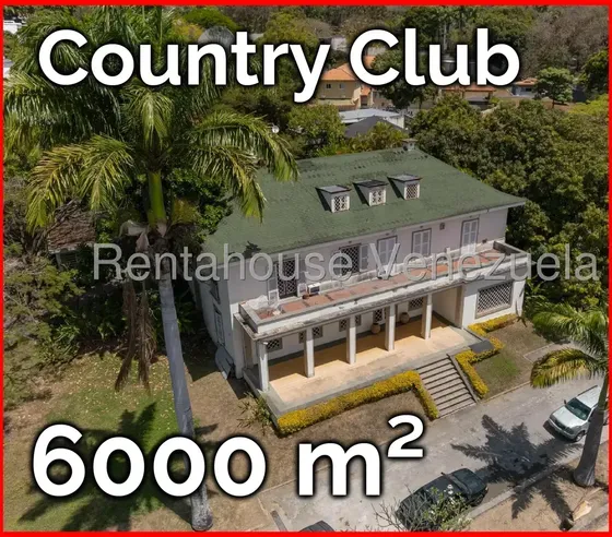 Casa En Venta En Country Club Caracas 6000 Metros Terreno Angela Tochon