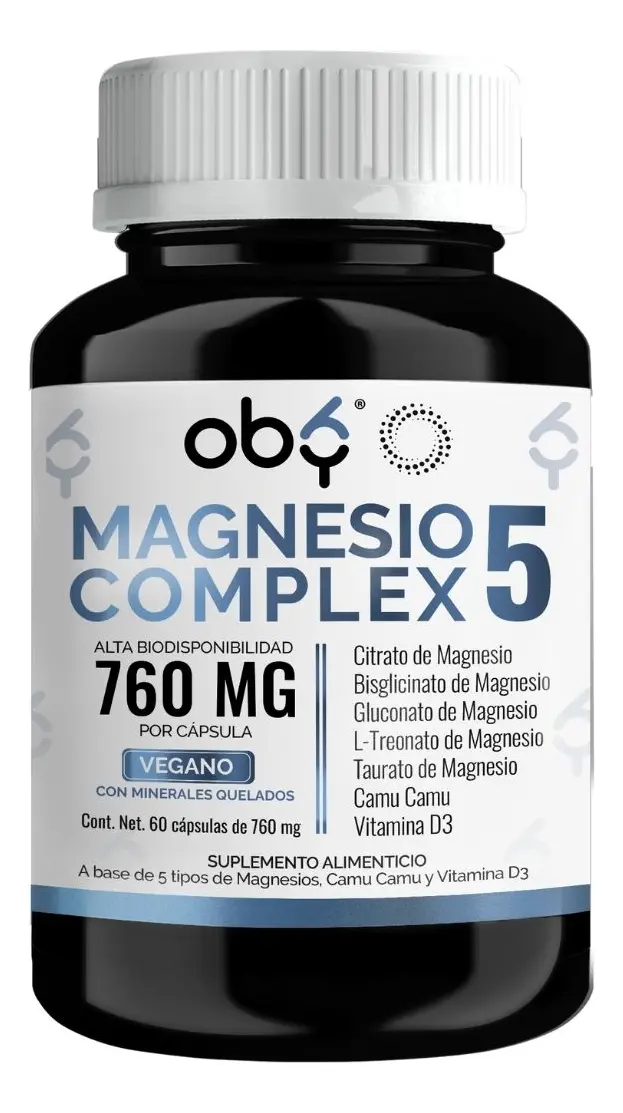 OBY Magnesio Complex 5 60 Cápsulas
