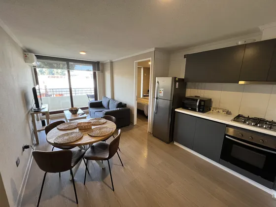 Arriendo Departamento Amoblado, 2 Dormitorios, 2 Baños, Est