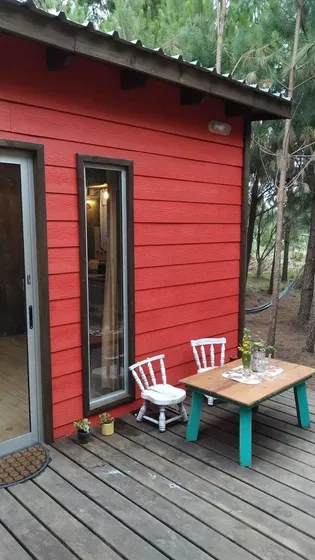 Cabaña En Punta Del Diablo Zona Bosque Ideal Para Parejas Estufa A Leña , Toda Cercada Ideal Mascotas