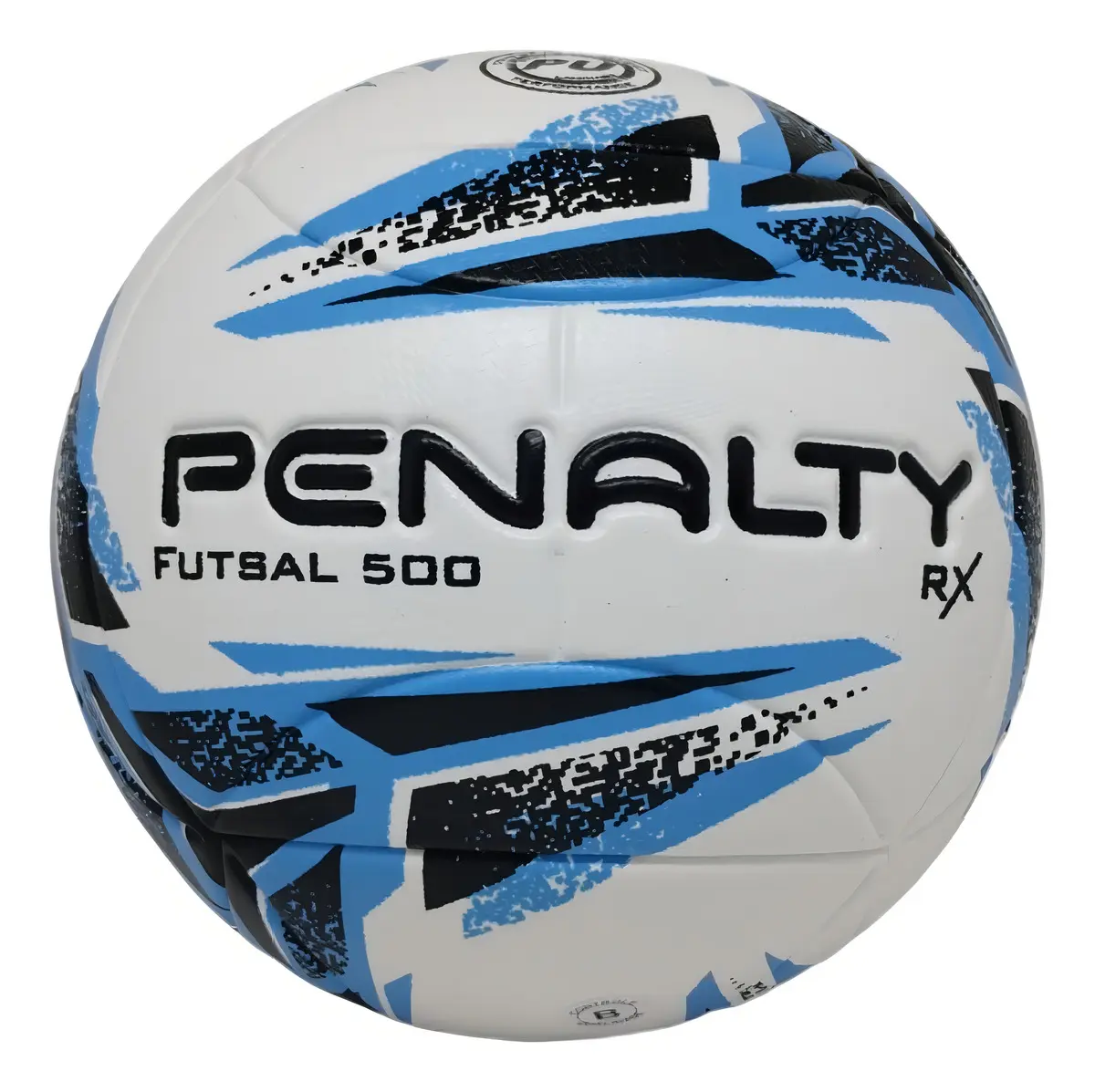 Bola Futsal Penalty Rx 500 Futebol de Quadra Adulto Cor Branco/Amarelo/Preto Durabilidade e Resistencia — imagem 3