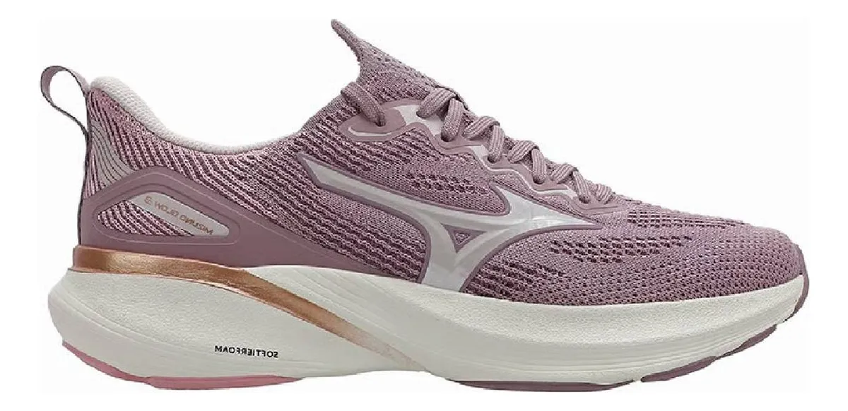 Tênis Mizuno Glow 3 - Feminino - Lilas