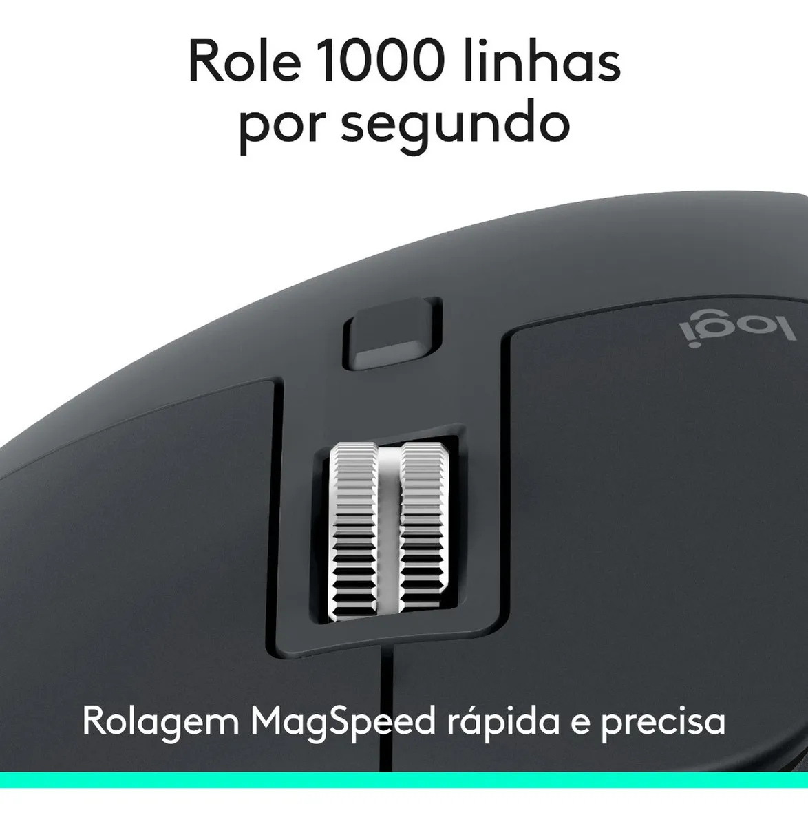 Mouse Sem Fio Logitech Mx Master 3s Bluetooth Edition - Grafite Preto