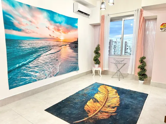 Vendo O Alquilo Apto 1 Hab., Amueblado, Piso 8, Torre Boca Del Mar Iii, Boca Chica, Con  Vista  A La Piscina