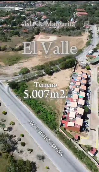 Terreno Uso Comercial O Residencial, De 5007m2. El Valle Del Espituto Santo. Isla De Margarita. Venezuela