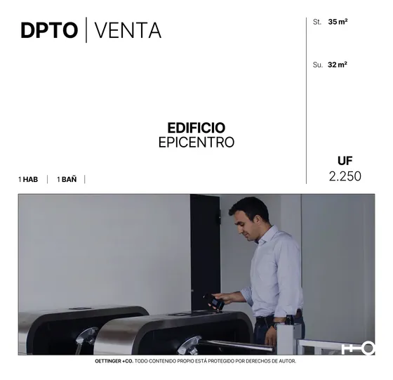 Departamento En Venta - Edificio Epicentro
